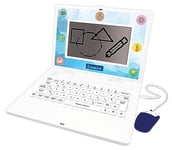 Lexibook JC599i1 Bilingual and Educational Laptop French/English-Toy for Children, 170 Activities to Learn Languages, Mathematics, Logic, Clock Reading, Play Games and Music, Large Screen