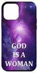 iPhone 12 mini God Is A Woman Women Are Powerful Galaxy Pattern Song Lyrics Case