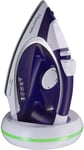 Russell Hobbs - Freedom Steam Iron, Porcelain, Cordless, 2400W, Purple/White