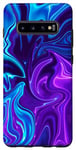 Coque pour Galaxy S10+ Belle couleur marbrée pour homme et femme