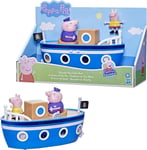 Peppa Pig Grandpa Pig's Cabin Boat & Figure Playset New Kids Xmas Toy Age 3+