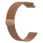 For Samsung Galaxy Watch Active 2 Magnetic Loop Strap 20mm Rose Gold