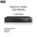 Smart CCTV 4 Channel 2MP DVR AHD 1080N Video Recorder Motion HD VGA HDMI BNC