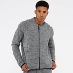 Nike Tech Knit Jacket Sz L Grey Heather Black New 832178 060