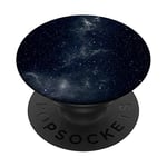 PopSockets Galaxy Design Space Nebula Dark Blue Stars PopSockets PopGrip: Swappable Grip for Phones & Tablets