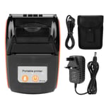 zhuolong Wireless Portable Receipt Printer Bluetooth Thermal Bill Printer 58 mm (UK Plug orange)