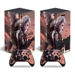 Kit De Autocollants Skin Decal Pour Console De Jeu Xbox Series X Corps Complet The Witcher 3, T1tn-Seriesx-4918