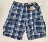 Timberland Earthkeepers Plaid Cargo Mens Short Size 32W