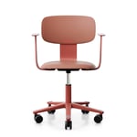 Kontorsstol Tion 2100, Färg Korall - (Blush / Blush Rose), Armstöd Ja