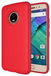 diztronic TPU Full Matte Case for Motorola Moto G5 Plus - Red