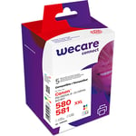 Wecare Bläck CLI-581XXL CMYK 5-pack