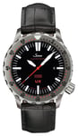 Sinn 403.030 LEATHER UX EZM 2B Mission Timer | Black Leather Watch