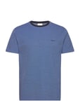 GANT 4-Col Oxford Regular Ss T-Shirt Blå