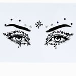 Claire's Black Star Gems Faux Tattoo Liner