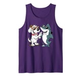 Funny Dog And Shark Wearing Glasses For Man Women Kids Tank Top