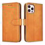 iPhone 15 Pro Max Fodral - 8 färger 4-Kortfack Khaki