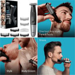 Braun Series XT5 Hybrid Beard & Stubble Trimmer, Electric Shaver for Men,... 