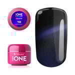 Base One - UV Gel - Cat Eye - Karakal - 10 - 5 gram Svart