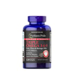 Puritan's Pride - Maximum Strength Triple Omega 3-6-9 Fish,Flax & Borage Oil - 120 Softgels