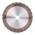 Disque de coupe en carbure/lame de scie circulaire de 210 mm 24 dents pour alésage de bois métallique de 25,4 mm