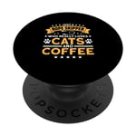 Who Really Loves Cats And Coffee Jump Rope Skipping PopSockets Swappable PopGrip