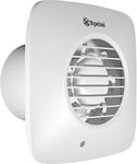 Xpelair DX100BHTS Simply Silent Bathroom Extractor Fan with Humidistat & Timer 