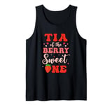 Tia Of The Berry Sweet One Strawberry 1St Birthday Girl Tank Top