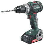 Metabo Borrskruvdragare BS 18 LT BL 18V med 2st 2,0Ah batterier & laddare ASC 55
