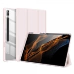 DUX DUCIS Samsung Galaxy Tab S9 Ultra SM-X910 SM-X916 Kotelo TOBY Series Vaaleanpunainen