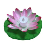 Floating Lotus Light Pool Outdoor Garden Water Flower LED Lamp Lights Electronic Candle