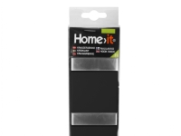 Home&gt it® flex klädhängare med 6 klädkrokar 48,4 × 2,2 x 7,2 cm svart