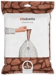 Brabantia 138645 PerfectFit Bin Liners (Size L/40-45 Litre) Thick Plastic Trash