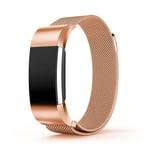 Fitbit Charge 2 Exklusivt metall klockband - Storlek L rose guld
