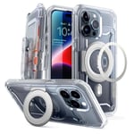 Supcase iPhone 15 Pro Mobilskal Magsafe UB Pro - Clear - TheMobileStore MagSafe-Tillbehör