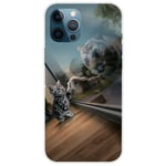 Protective iPhone 14 Pro Max Mobildeksel - Mirror Cat