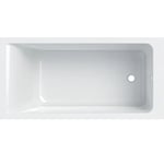 Baignoire acrylique sanitaire rectangulaire Geberit renova plan 140x70cm avec pieds Geberit