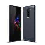 Sony Xperia 1 Carbon Fibre Case Navy