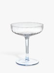 John Lewis Coupe Cocktail Glass, Set of 2, 165ml, Blue/Clear