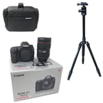 KamKorda Camera Bag + Tripod + 5D Mark IV DSLR Camera + EF 24-105mm f/4L IS II USM lens, 30.4MP Full-Frame CMOS Sensor, DIGIC 6+ Image Processor + 2 Year Warranty