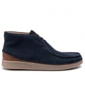 Clarks Oakland Mid Mens Blue Boots - Size UK 10.5