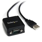 Startech FTDI USB till seriell RS232-kabeladapter med 1 port och optisk isolering