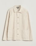 A.P.C. Kerlouan Cotton/Linen Corduroy Shirt Jacket Ecru