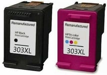 303 XL Black and Colour Compatible Ink Cartridges For HP Envy Photo 6234