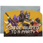 Lego Batman Movie Characters Invitations (Pack of 8) SG28626