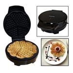 Voche Pro Electric Waffle Maker Iron Machine Making Heart Shaped Waffles - Non Stick Deep Cooking Plates - 1000w