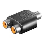 Alpexe® adaptateur audio RCA jack>2x RCA jack - LOT DE 10 - A 187 - A 187