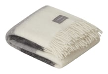 Mohair Blanket - Skiffer/White Stripe