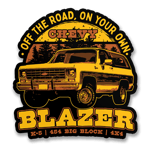 Chevy Blazer Off The Road Sticker, Accessories