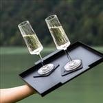 Magnetiska Champagneglas i plast Silwy, 2-pack