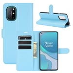 OnePlus 8T PU Wallet Case Light Blue